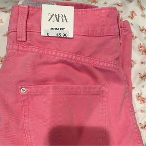 Pink zara jeans size 6. brand new, they just dont fit me